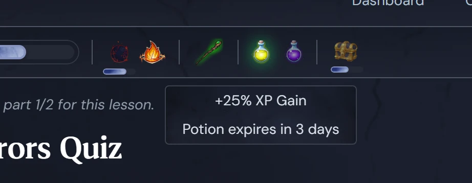 greater xp potion